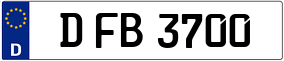 Truck License Plate